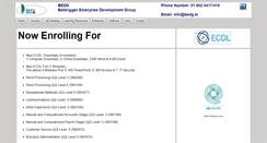 Desktop Screenshot of bedg.ie